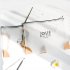 Portable Transparent TPU A4 File Folder Document Filing Bag Stationery Bag with Zipper