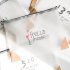 Portable Transparent TPU A4 File Folder Document Filing Bag Stationery Bag with Zipper