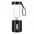 Portable Travel Electric Juicer Cup Blender with 6 Blades Fruit Juice Mixer