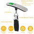 Portable Travel Lcd Digital Electronic Weight Scale Hanging Luggage Scale 110lb 50kg with Backlight