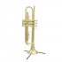 Portable Trumpet Tripod Holder Stand with Detachable   Foldable Metal Leg white