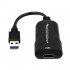 Portable USB 3 0 HDMI Game Capture Card Video Reliable Streaming Adapter for Live Broadcasts Video Recording black
