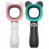 Portable USB Bladefree Fan Folding with Stand Base Cartoon Handheld Small Fan Cherry pink Ear bladefree