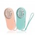 Portable USB Charging Pocket Mini Fan with Hanging Rope for Outdoor Home Use Light blue 6 5cm