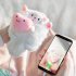 Portable USB Rechargeable Hand Warmer Heater Electric Cartoon Powerbank Gift for Winter white