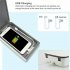 Portable UV Phone Sterilizer Box for Jewelry Cellphone Underwear Mask Toothbrush Disinfection White