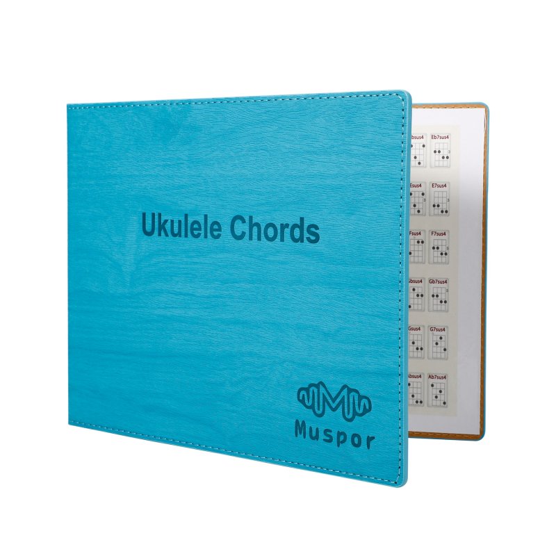 Portable Ukulele Chord Chart Ukulele Book - Over 180 Chords Paperback Notebook Ukulele