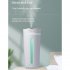 Portable Ultrasonic Mini Humidifier With 300ml Water Tank Usb Car Air Freshener Aroma Diffuser With Colorful Led Night Light White