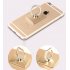 Portable Universal Metal Finger Ring Phone Holder 360   Rotating Bracket for iPhone Samsung gold