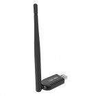 Portable Usb Dongle With External Antenna 100m Bluetooth-compatible 5.1 Transmitter Audio Receiver 3.0mbps black
