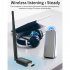 Portable Usb Dongle With External Antenna 100m Bluetooth compatible 5 1 Transmitter Audio Receiver 3 0mbps black