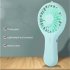 Portable Usb Mini  Fan With 3 Adjustable Speeds Handheld Ultra quiet Student Office Cute Cooling Fans green
