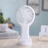 Portable Usb Mini  Fan With 3 Adjustable Speeds Handheld Ultra quiet Student Office Cute Cooling Fans White