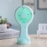Portable Usb Mini  Fan With 3 Adjustable Speeds Handheld Ultra quiet Student Office Cute Cooling Fans green