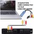 Portable Usb2 0 Capture Card RCA Composite S video Video Stereo Audio Capture Adapter blue