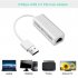 Portable Usb2 0 To Rj45 Network Card 10mbps Usb To Rj45 Ethernet Lan Adapter For Windows Xp 7 8 White
