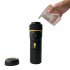 Portable Vehicle Coffee Machine Electric Heated Capsule Espresso Coffee Cup black