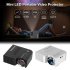 Portable Video Projector Home Theater Cinema Office Supplie LCD Mini Projector Media Player For Smart Phones black