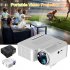 Portable Video Projector Home Theater Cinema Office Supplie LCD Mini Projector Media Player For Smart Phones black