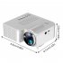 Portable Video Projector Home Theater Cinema Office Supplie LCD Mini Projector Media Player For Smart Phones black