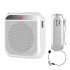 Portable Voice Amplifier 8W 2200mA  Portable Rechargeable System For Teachers Yoga Travel Tour Guide Meeting pink