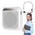 Portable Voice Amplifier 8W 2200mA  Portable Rechargeable System For Teachers Yoga Travel Tour Guide Meeting pink