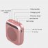 Portable Voice Amplifier 8W 2200mA  Portable Rechargeable System For Teachers Yoga Travel Tour Guide Meeting pink
