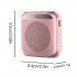 Portable Voice Amplifier 8W 2200mA  Portable Rechargeable System For Teachers Yoga Travel Tour Guide Meeting black