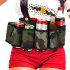 Portable Waist Beer Belt Holster Wine Bottles Beverage Holder Hanging Organizer For Climbing Camping Hiking camouflage