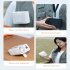 Portable Waist Fan 3600mAh Rechargeable  Necklace Fan With Max 20H Working Time 5 Speeds 6000RPM Strong Airflow Personal Fan For Outdoors  Jobsite  Farm  Travel