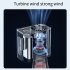 Portable Waist Fan 3600mAh Rechargeable  Necklace Fan With Max 20H Working Time 5 Speeds 6000RPM Strong Airflow Personal Fan For Outdoors  Jobsite  Farm  Travel
