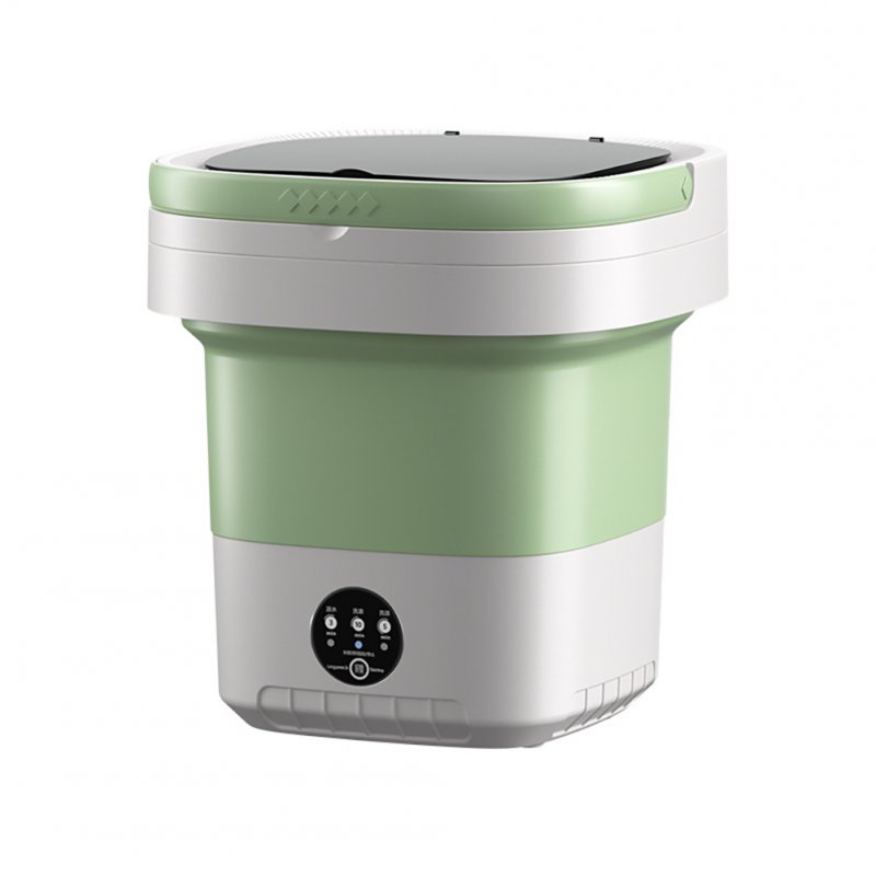 Portable Washing Machine, Portable Washer Machine With One Touch Switch, Soothing Blue Light Function, 12L Folding Washing Machine For Dormitory, Hotel 12L fresh green