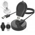 Portable Watch Charger Adapter With USB Cable Smart Watch Charger Connector Stand Durable Wireless Smart Watch Charging Base Compatible For Watch S3 S2 Smart Wa