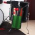 Portable Water resistant Drum Stick Bag Case with Carrying Strap for Drumsticks green