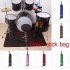 Portable Water resistant Drum Stick Bag Case with Carrying Strap for Drumsticks green