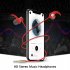Portable Wired Headphones In ear Noise Reduction Wire controlled Mobile Phone Computer Universal Gaming Earplugs With Dual Hd Microphones Red