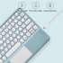 Portable Wireless Bluetooth Keyboard Mouse Set For Android Ios Windows Phone Tablet black 7 inch