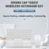 Portable Wireless Bluetooth Keyboard Mouse Set For Android Ios Windows Phone Tablet black 7 inch