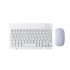 Portable Wireless Bluetooth Keyboard Mouse Set For Android Ios Windows Phone Tablet White 7 inch