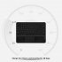 Portable Wireless Bluetooth Keyboard Mouse Set For Android Ios Windows Phone Tablet sky blue 7 inch