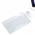 Portable Wireless Bluetooth Keyboard Mouse Set For Android Ios Windows Phone Tablet pink 10 inch