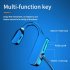Portable Wireless  Headphone  Bone Conduction Earphone  Noise Reduction Tws Sports Bluetooth compatible Waterproof Headsets black