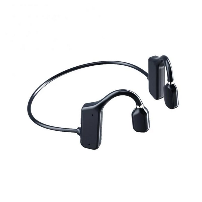 Portable Wireless  Headphone, Bone Conduction Earphone, Noise Reduction Tws Sports Bluetooth-compatible Waterproof Headsets black