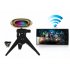 Portable Wireless LED Projector with DLP and Brilliant Color technology  854x480 resolutions  16 9 aspect ratio  1000 1 contrast  Airplay  Miracast and DLNA