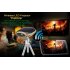 Portable Wireless LED Projector with DLP and Brilliant Color technology 854x480 resolutions 16 9 aspect ratio 1000 1 contrast and manual focus