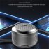 Portable Wireless Speaker 360  Surround Stereo Sound With Lanyard Powerful Bass Subwoofer For Home Parties Activities black