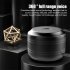 Portable Wireless Speaker 360  Surround Stereo Sound With Lanyard Powerful Bass Subwoofer For Home Parties Activities black