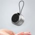 Portable Wireless Speaker 360  Surround Stereo Sound With Lanyard Powerful Bass Subwoofer For Home Parties Activities black