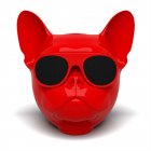Portable Wireless Speaker TF Card Player Dog Head Design Mini Powerful Sound Subwoofer Speaker For Home Outdoor red