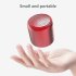 Portable Wireless Speaker 400mAh Battery Stereo Loudspeaker TWS Pairing Speakers For Home Outdoor Travel black